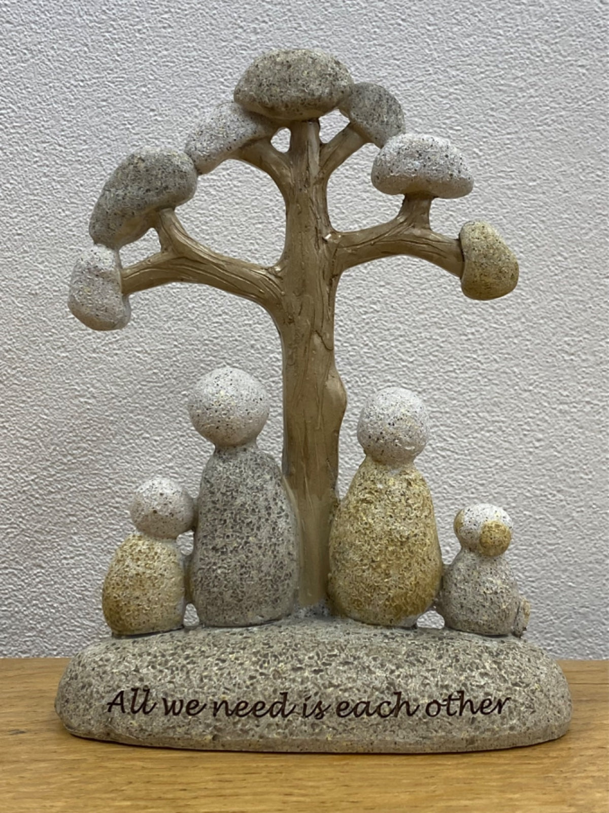 14cm Family Under a Tree Ornament