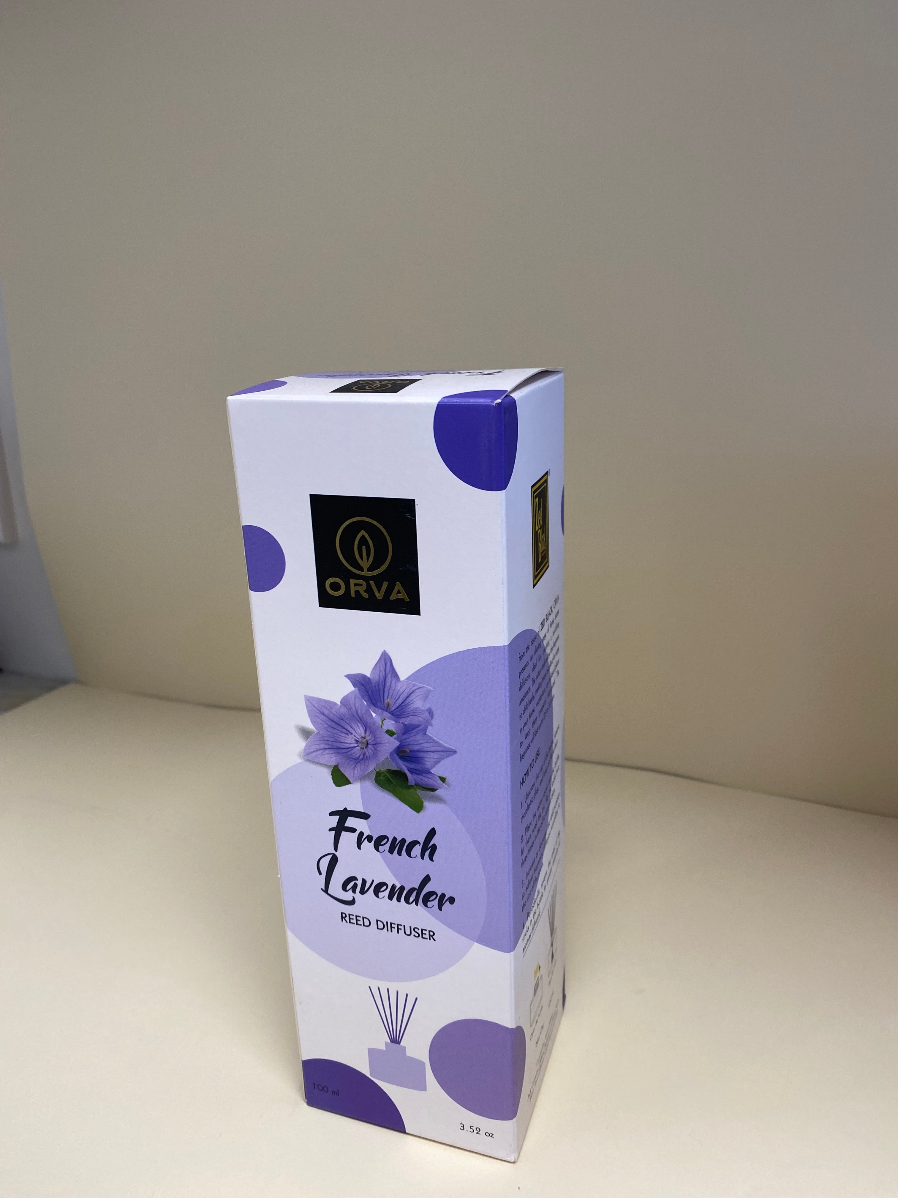 French Lavender Reed Diffuser Orva 100ml
