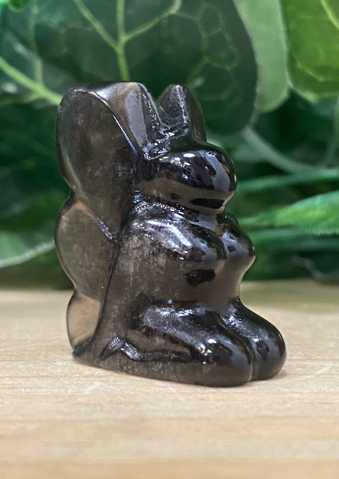 Smokey Quartz Fairy Carving 3cm