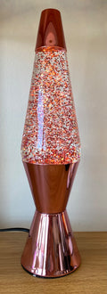 Rose Gold Diamond Lava Lamp