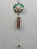 Green Lotus Windchime Suncatcher