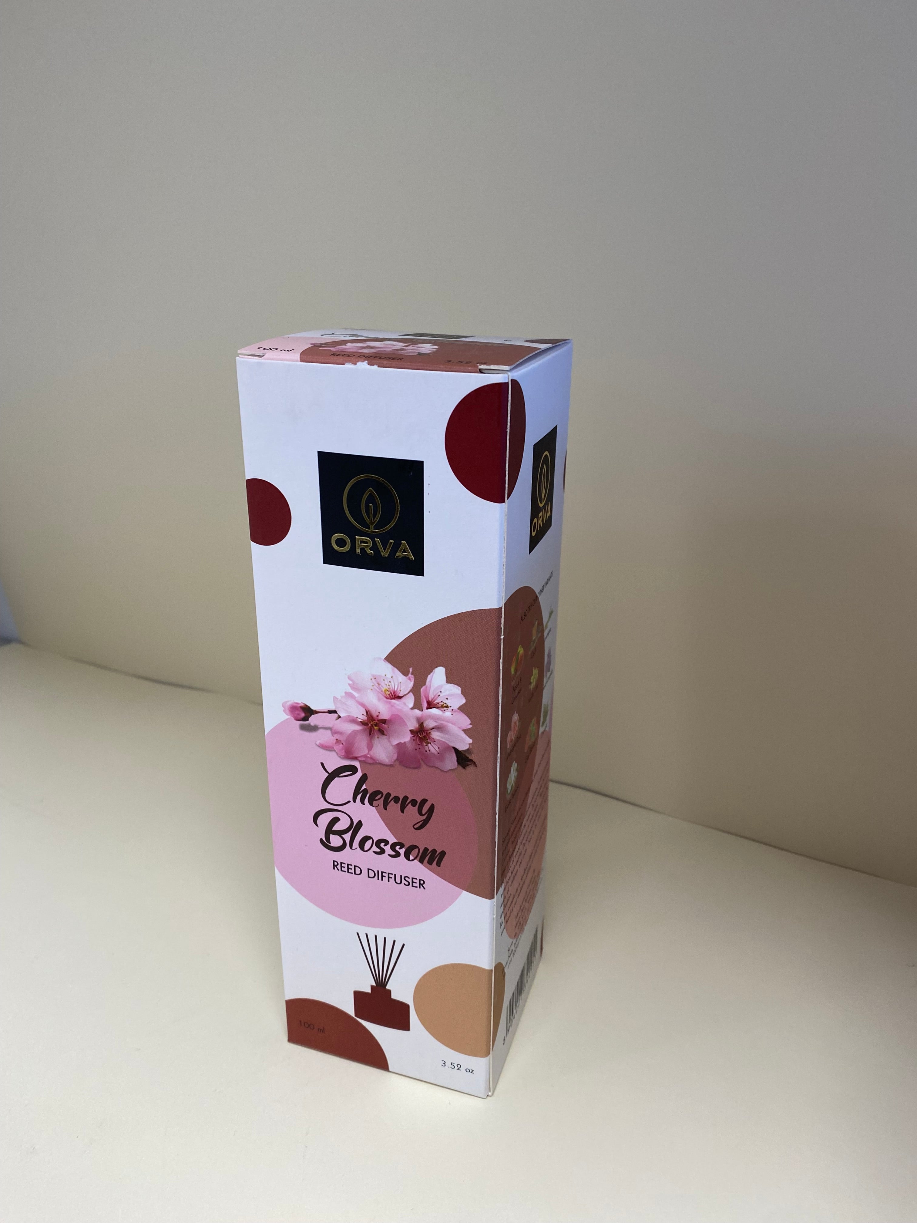 Cherry Blossom Reed Diffuser Orva 100ml