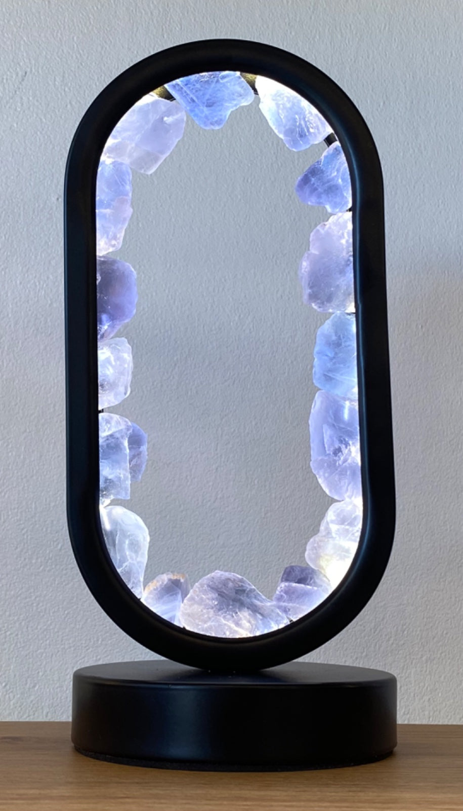 Fluorite Oval Portal LED Light Black