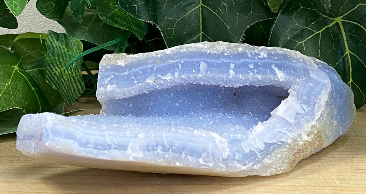 Raw Blue Agate Specimen 414g