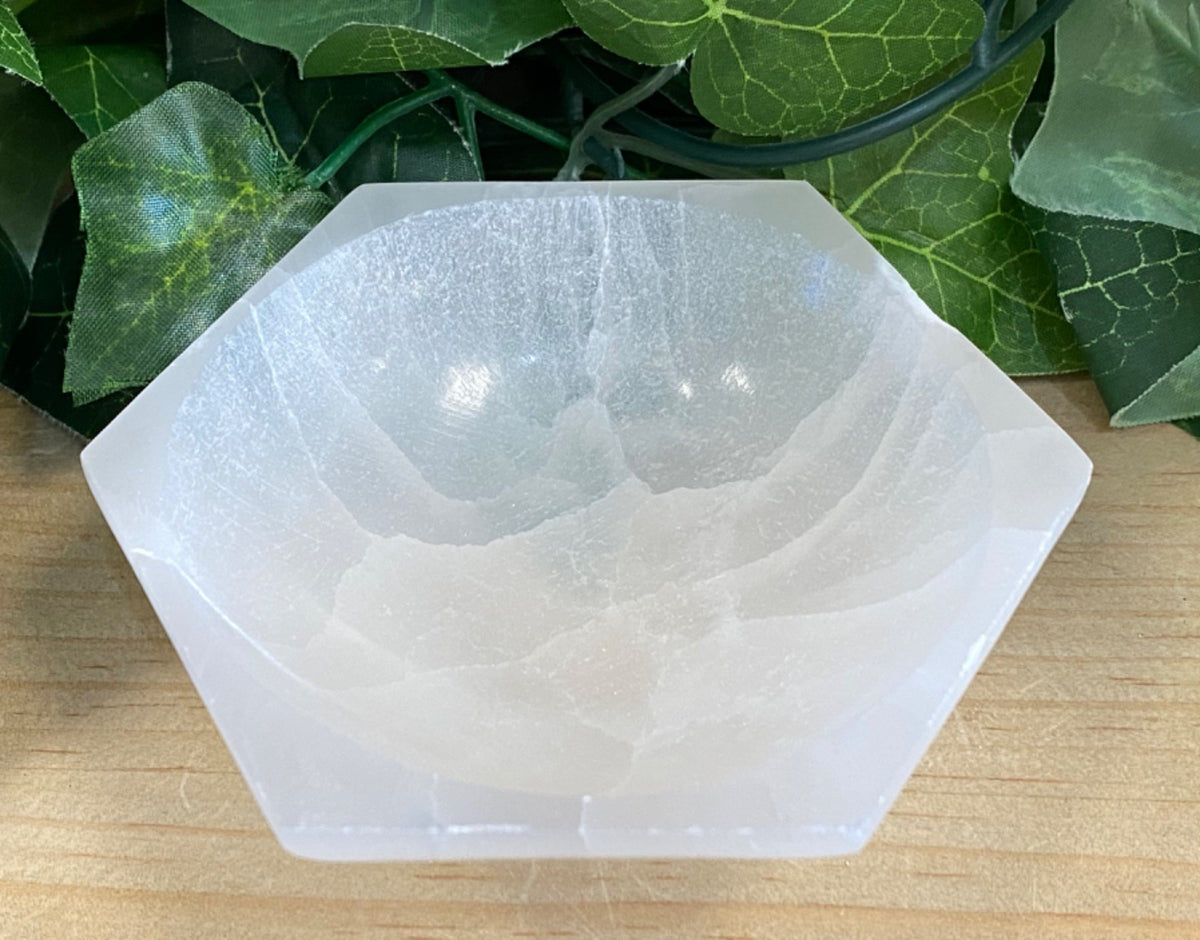 Hexagon Selenite Bowl
