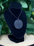 Shungite Tree of Life Disc Necklace