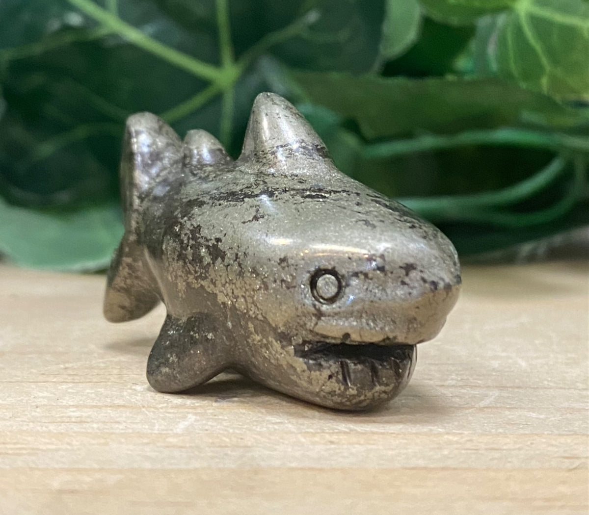 Pyrite Shark Carving 4cm