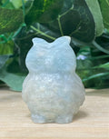 Aquamarine Owl Carving 3.5cm