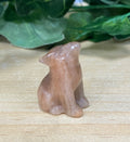 Peach Moonstone Mini Mouse Carving 3cm