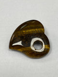 Tigers Eye Heart with Hole