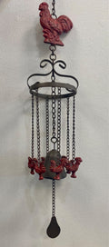 80cm Cast Iron Rooster Wind Chime