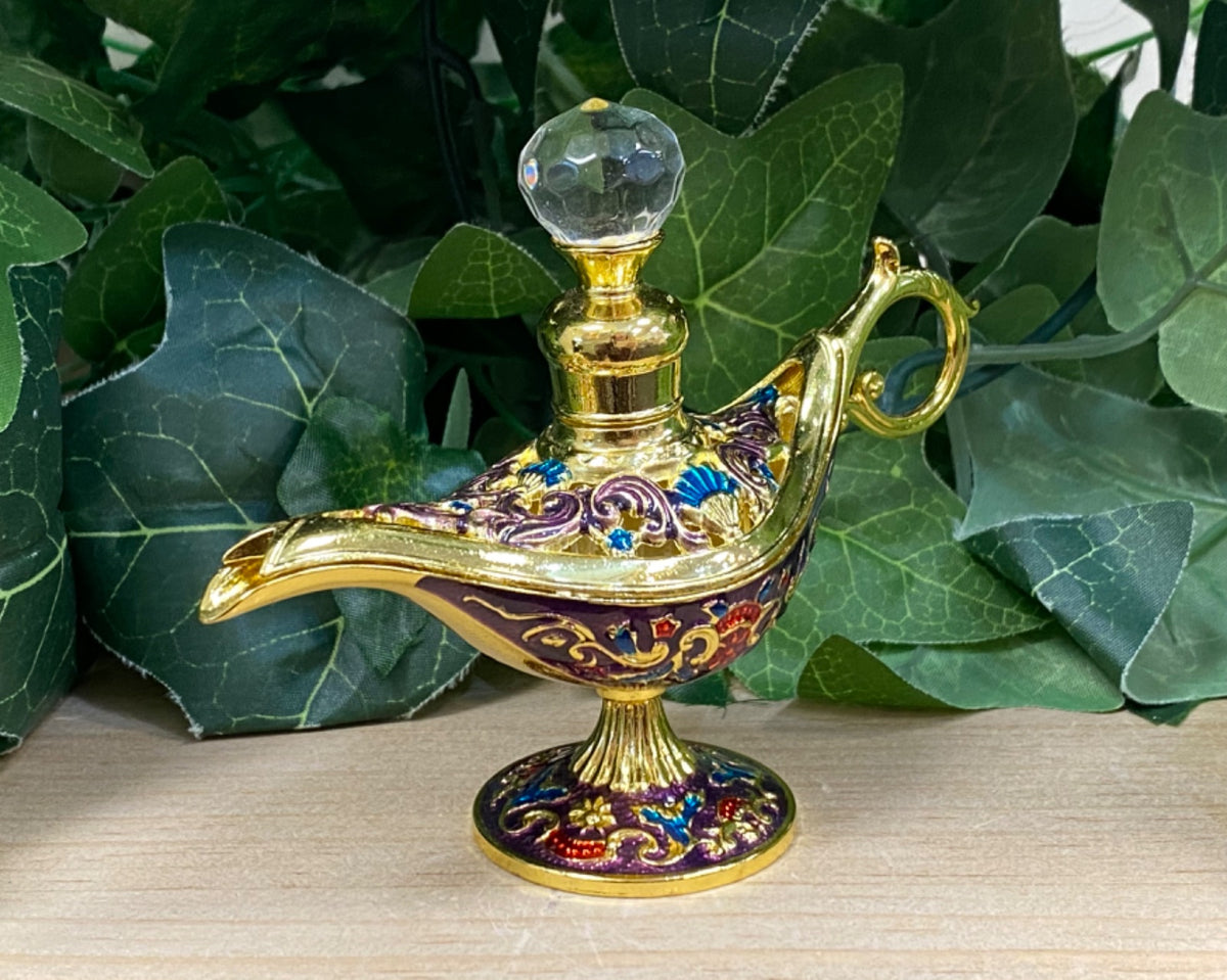 Purple Aladdin Lamp Perfume Bottle