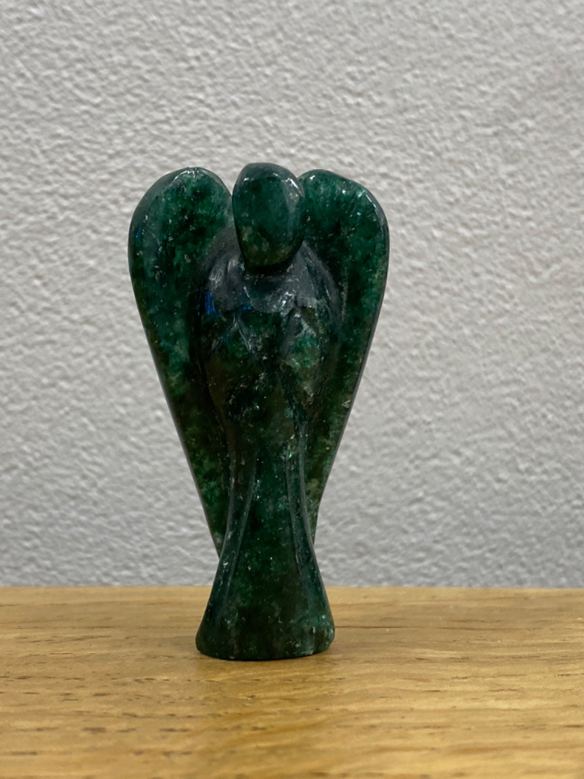 Fuchsite Angel Carving