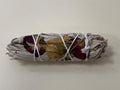 California White Sage and Rose Petal Bundle 4 inch