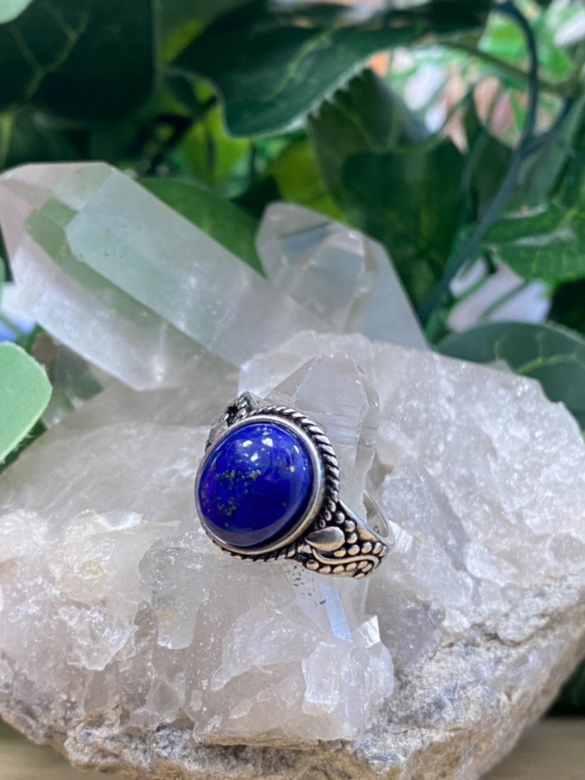 Lapis Lazuli Oval Ring Size 6