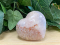 Flower Agate Heart 218g