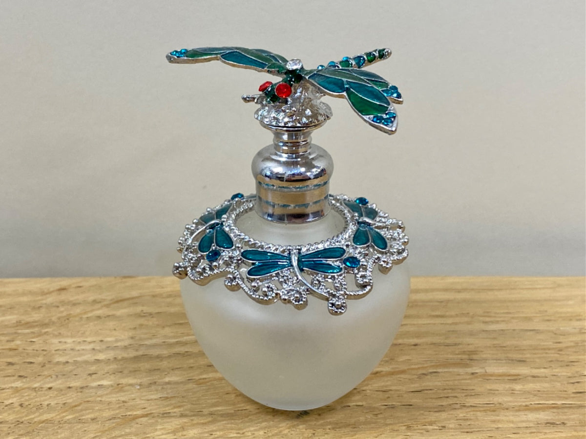 Green Dragonfly Perfume Bottle