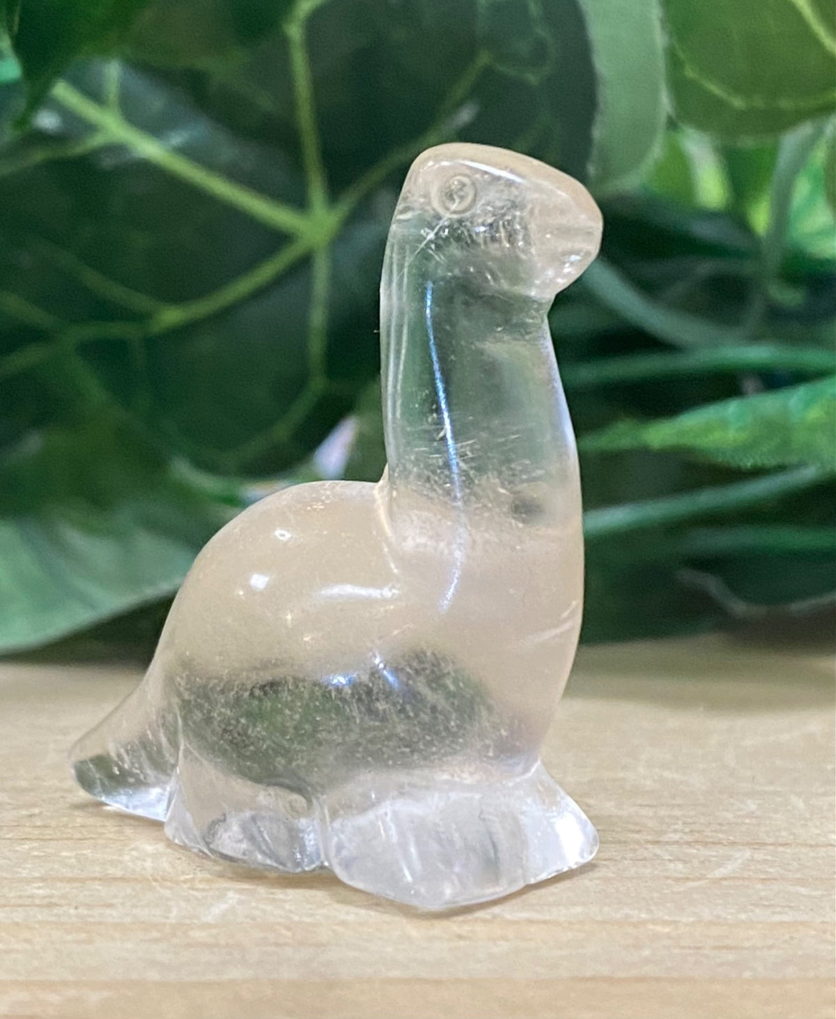 Clear Quartz Dinosaur Carving 3.5cm