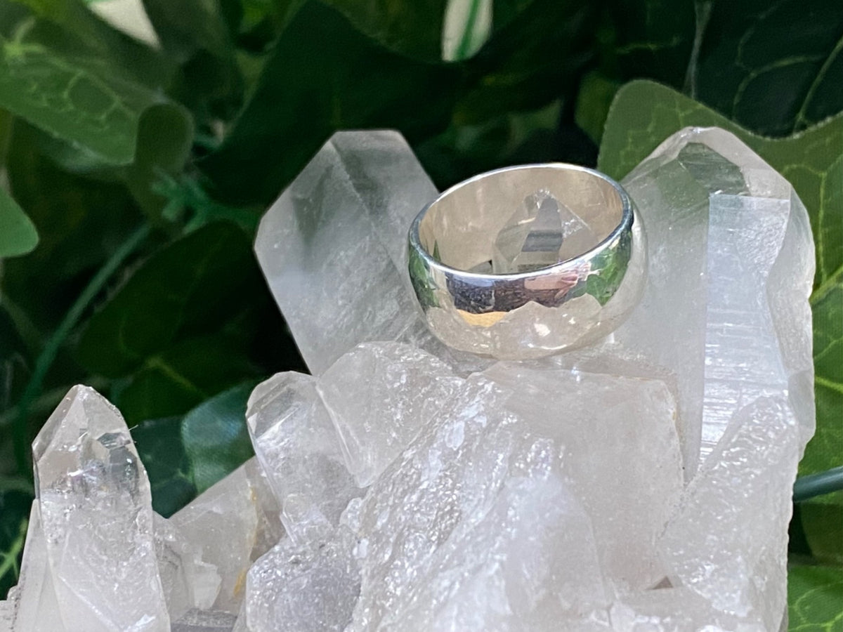 Silver Ring Size 9 (Thick Band)