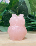 Rose Quartz Owl Carving 3.5cm