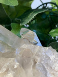 Cubic Zircon Moon Ring Size 9
