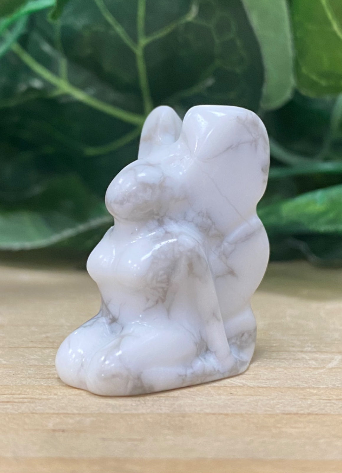 Howlite Fairy Carving 3cm
