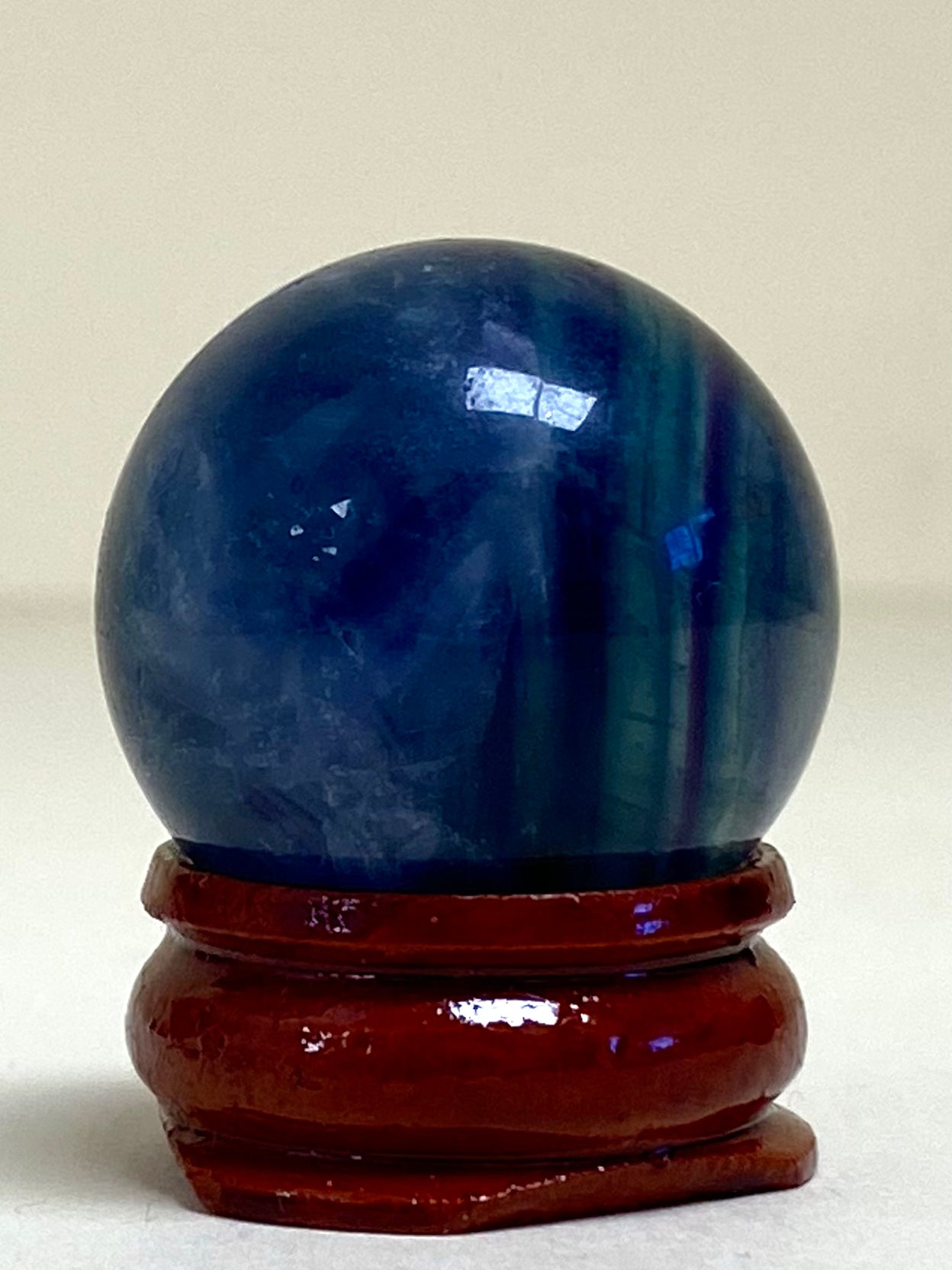 Black Rose Fluorite Sphere 3cm