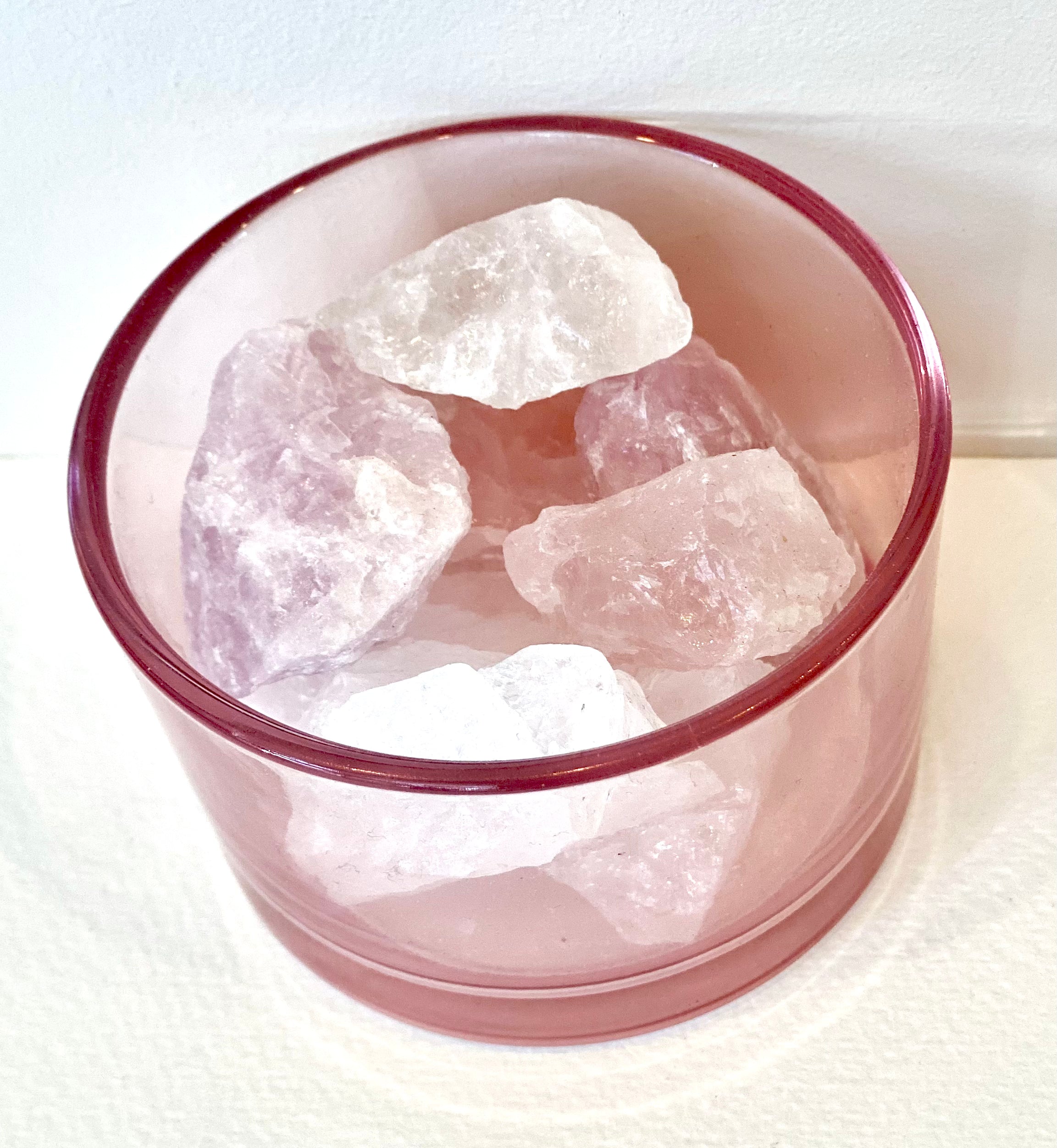 Aroma Oil Jar - rose quartz