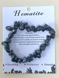 Hemitite Chip Bracelet