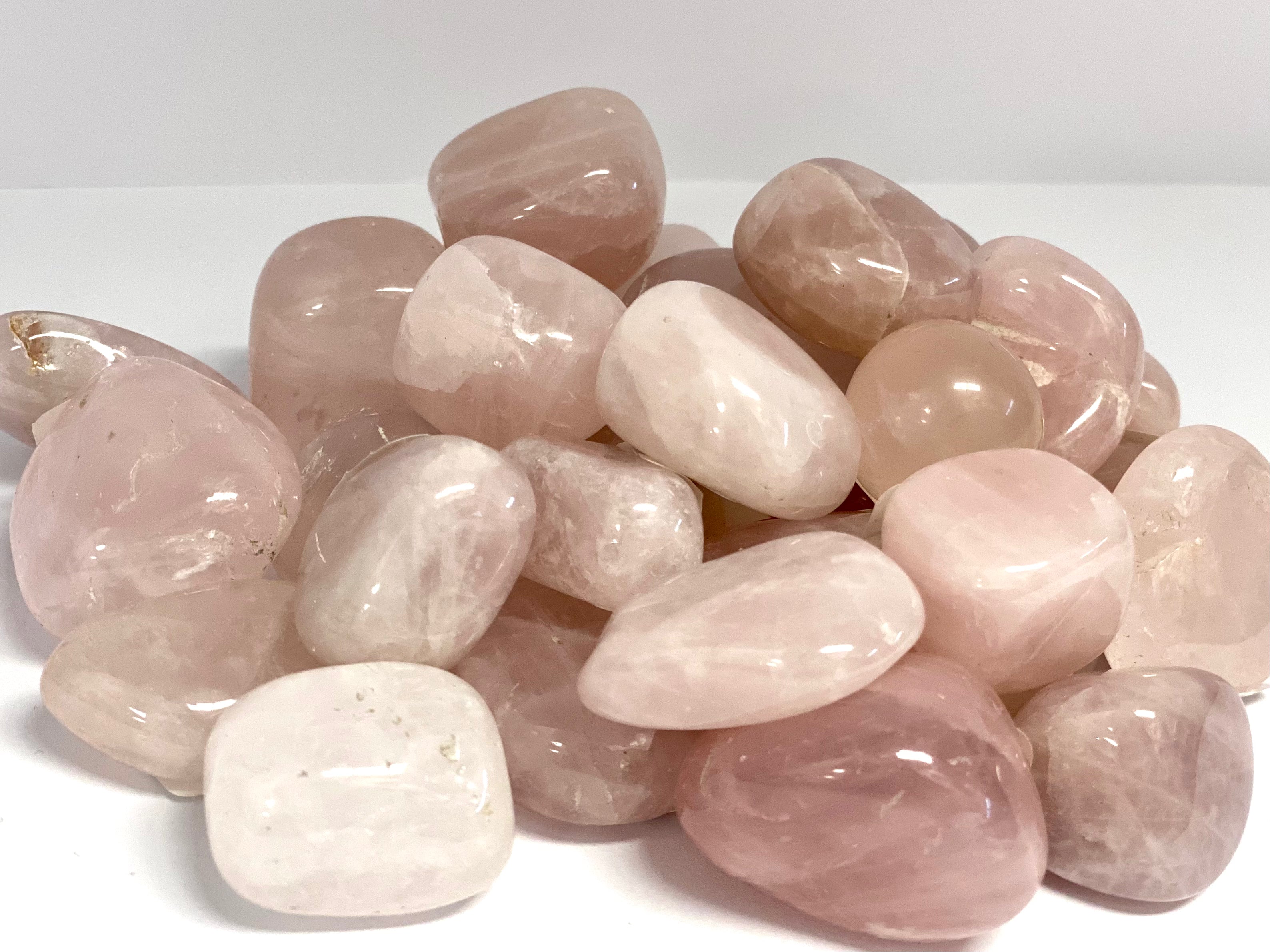Rose Quartz Tumbled Stone Earth Inspired
