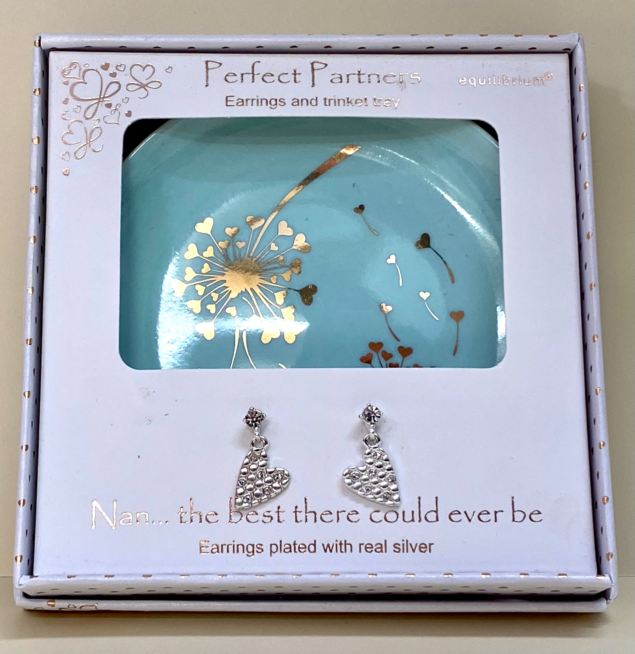 Perfect partners (nan) earrings and trinket tray