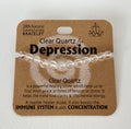Depression Clear Quartz Natural Gemstone Bracelet