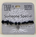 Someone Special Onyx Chip Bracelet Tree of Life