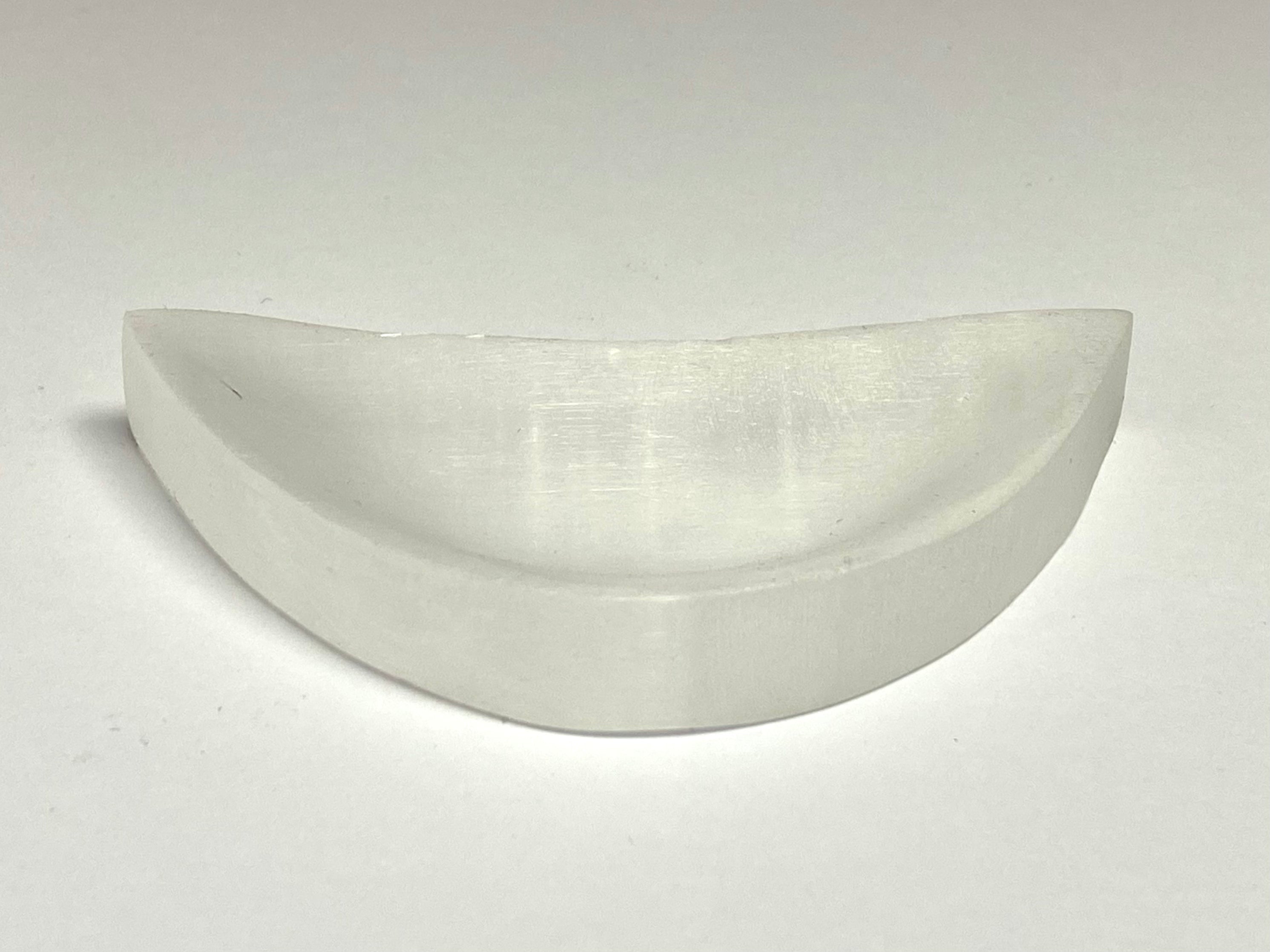 Selenite Moon Dish