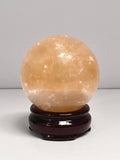 Peach Selenite Sphere 8cm