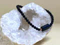 Black Tourmaline Bracelet with Chunk Large Size