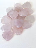 Tiny rose quartz heart tumble