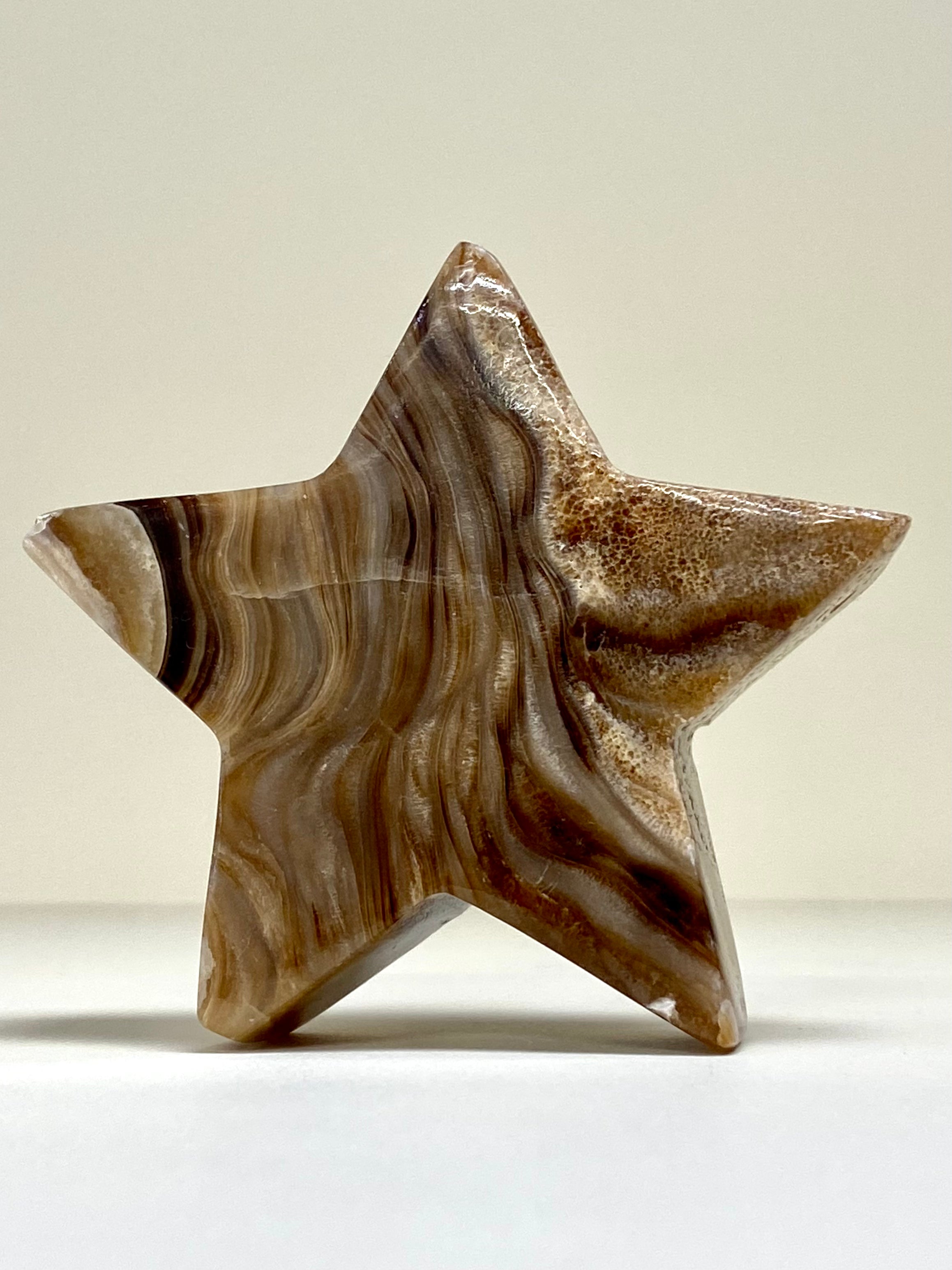Chocolate Calcite Star