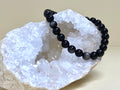 Cats Eye Obsidian 8mm Bead Bracelet