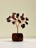 Red Obsidian Chip Tree on Red Obsidian Block