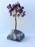 Gemstone Tree Amethyst on Base