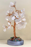 Clear Quartz Tree Agate Base