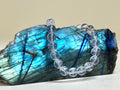 Clear Quartz Bead Bracelet 8mm