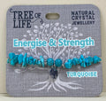 Turquoise Bracelet Energize and Strength Tree of Life