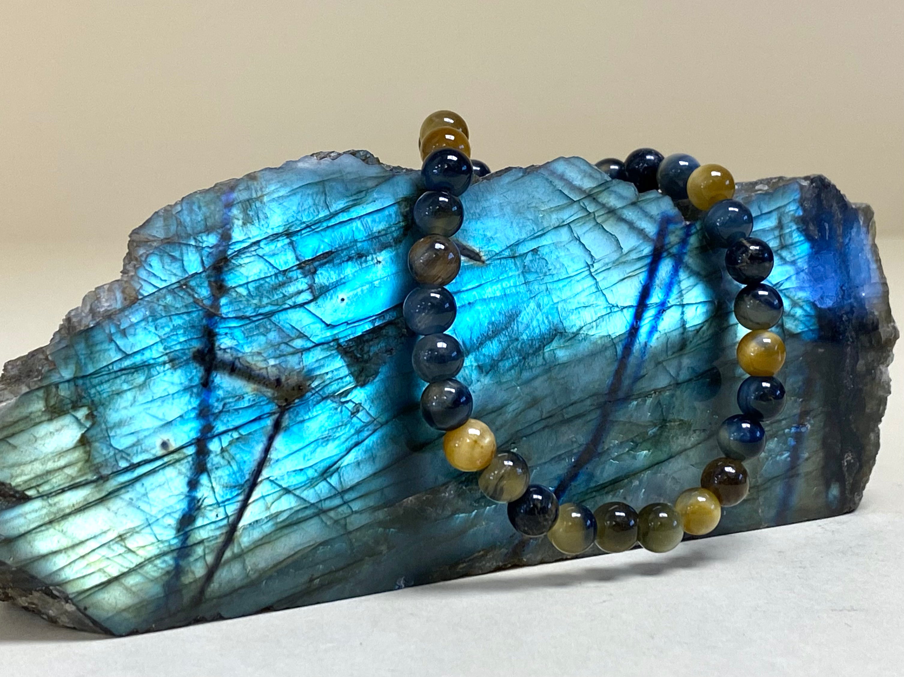 Mixed Tigers Eye 6mm Bead Bracelet