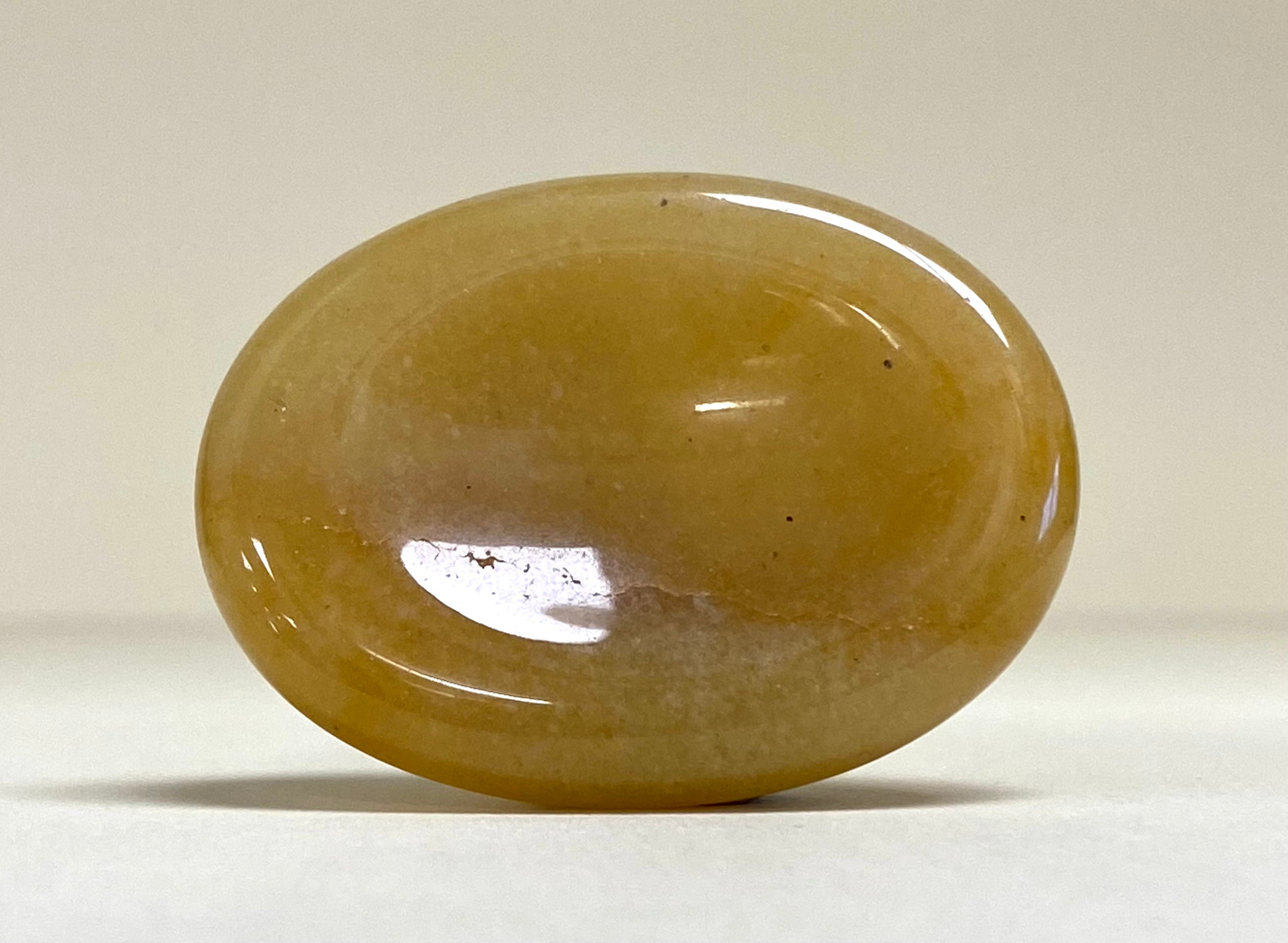 Natural Topaz worry stone