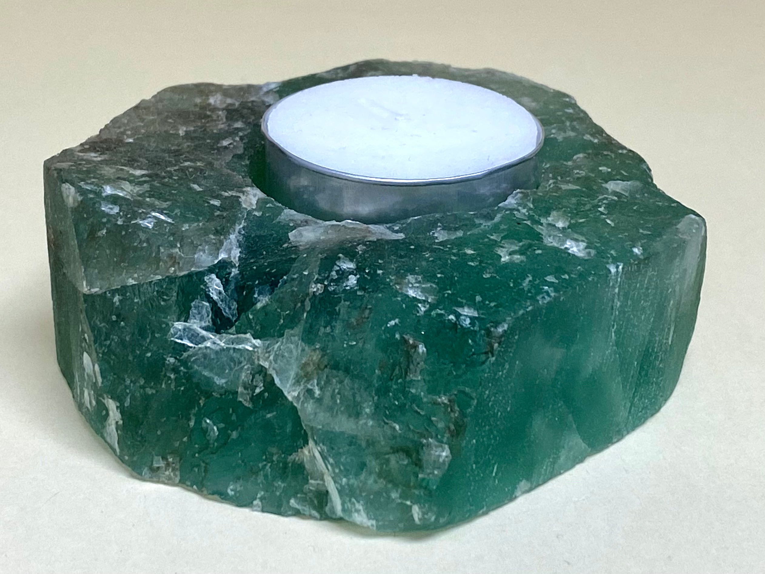 Fluorite Tea Light holder