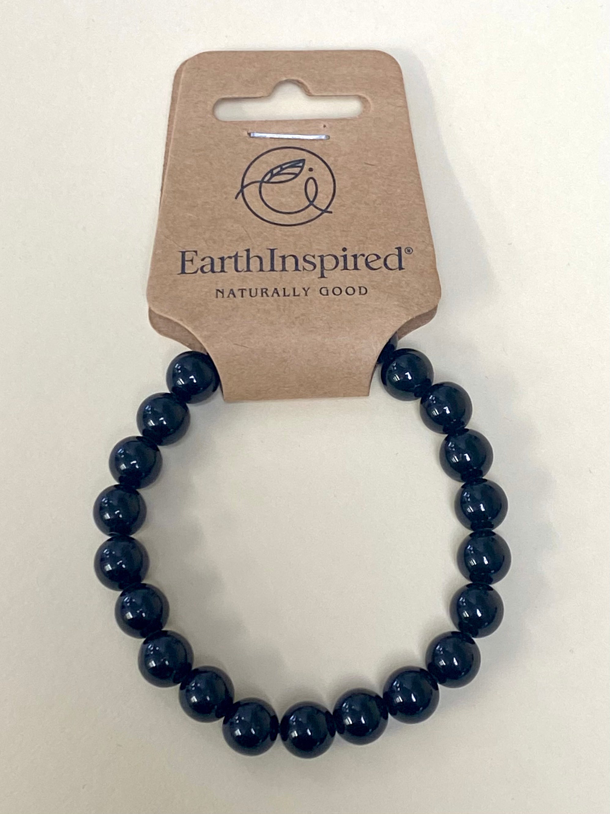Obsidian 8mm Bead Bracelet