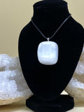 Selenite Cube Necklace