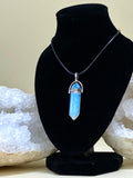 Opalite point necklace